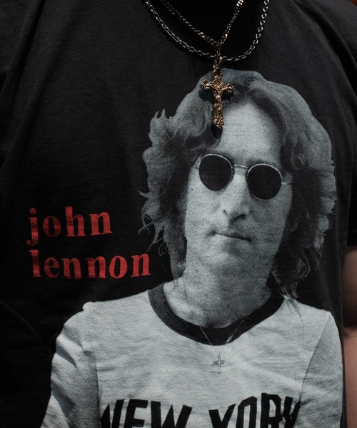 ジョンレノンtee ジョン・レノン / Listen To This T-shirt. S/S Tee（White