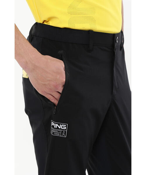 【新品タグ付】PING　ピン　ストレッチ　ジョガーパンツ　Ｍサイズ　ブラック セール】【PING APPAREL】ストレッチクロスジョガーパンツ