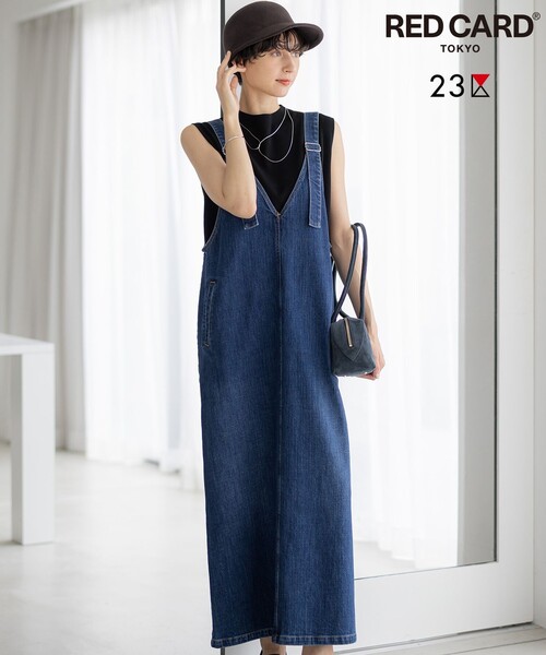 ワンピース 「RED CARD TOKYO×23区」デニム サロペット : ZOZOTOWN