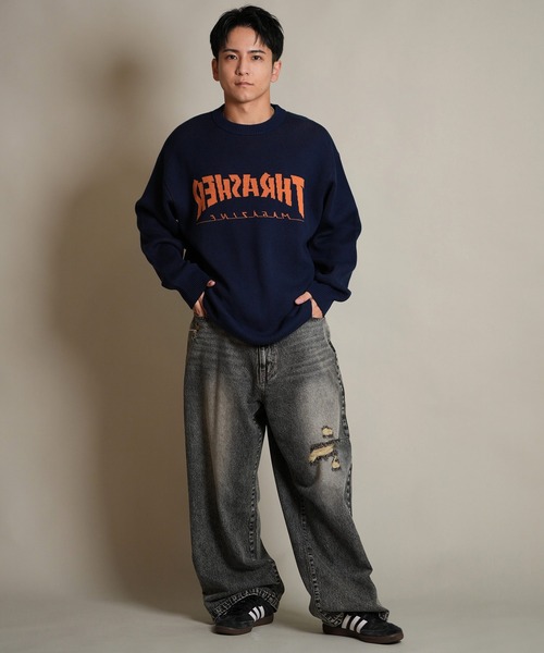 THRASHER（スラッシャー） ワイドパンツ パンツ メンズ レディース 