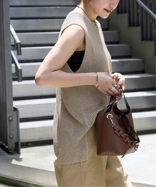 JOURNAL STANDARD ベスト ジレ 「追加2」ペーパーヤーンベスト