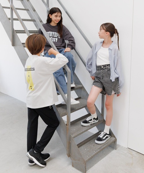 GLOBAL WORK（グローバルワーク） tシャツ ヘビロッTEE/プリント7分袖