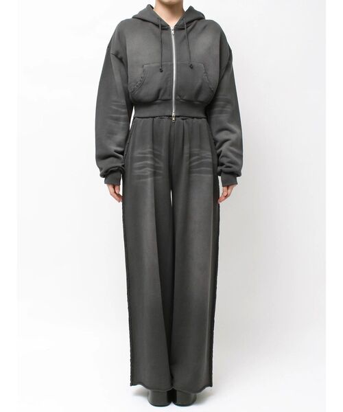 EMODA（エモダ） パーカー シェービングショートジップフーディ