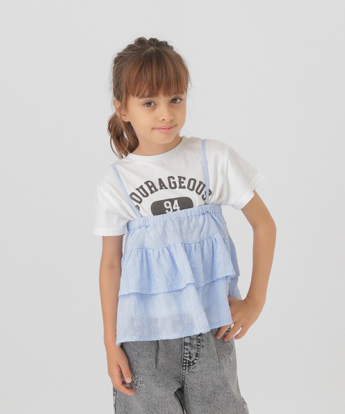 GLOBAL WORK tシャツ トクトク2SETビスチェ/T/587870 キッズ