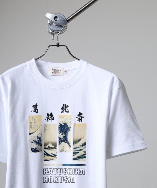 FUNALIVE（ファンアライブ） tシャツ ALCARZA 葛飾北斎 Tシャツ メンズ