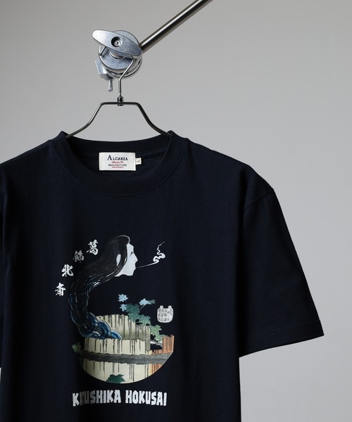 FUNALIVE（ファンアライブ） tシャツ ALCARZA 葛飾北斎 Tシャツ メンズ
