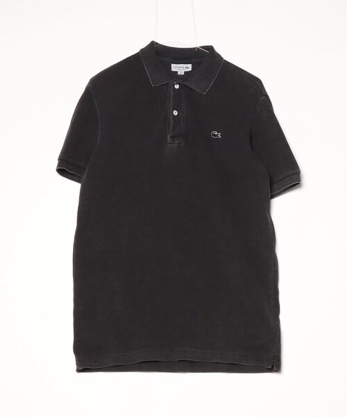 LACOSTE（ラコステ） 半袖ポロシャツ 4 ブラック メンズ : ZOZOTOWN