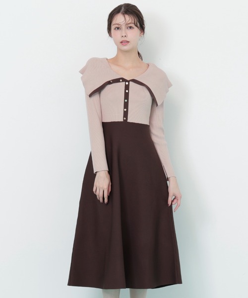 jill by jillstuart ジルスチュアート ワンピース 楽天市場】【SALE／20%OFF】スカーフ付ニットワンピース JILL by