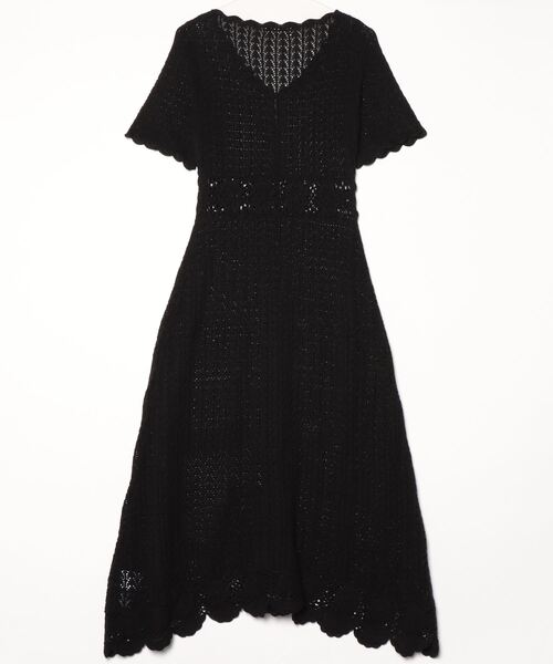 LILY BROWN（リリーブラウン） ニットワンピース FREE ブラック