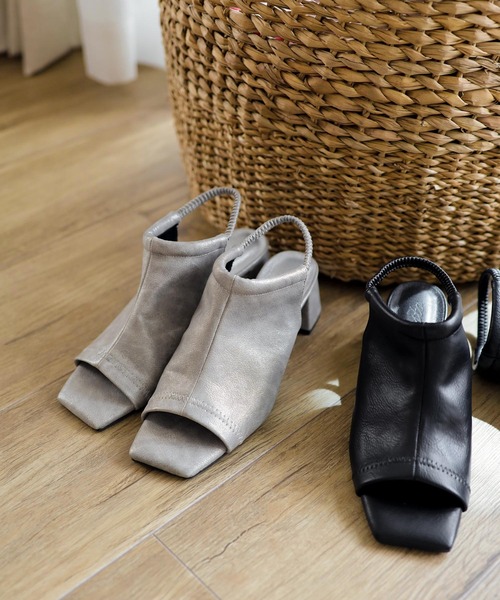 「SESTO」 ヒールサンダル LL シルバー レディース_画像7