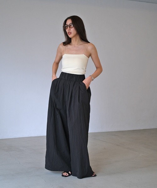 mmmmm　AKTE AKTE（アクテ） パンツ フェイクレザーパンツ レディース : ZOZOTOWN