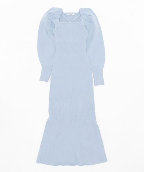 SNIDEL（スナイデル） ニットワンピース FREE ライトブルー レディース
