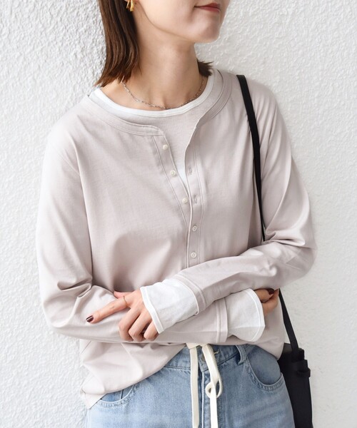 SHIPS for women ヘンリーリブニットプルオーバー◇ セール】 ヘンリーリブニットプルオーバー◇ （ニット・セーター