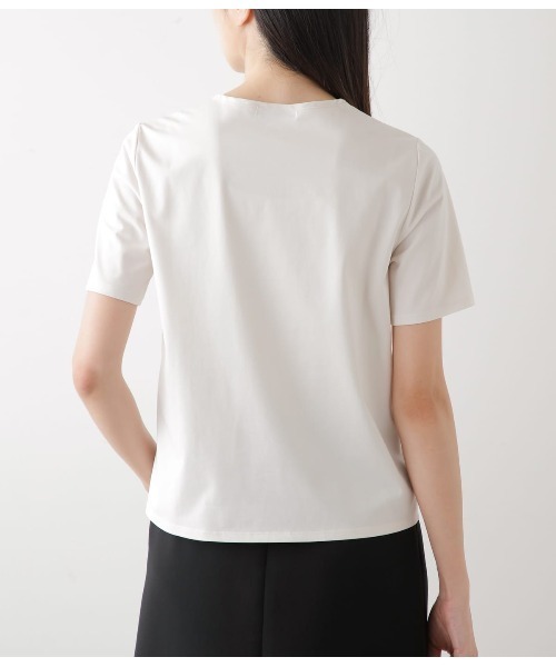 「NEWYORKER」 半袖カットソー M ホワイト レディース_画像5