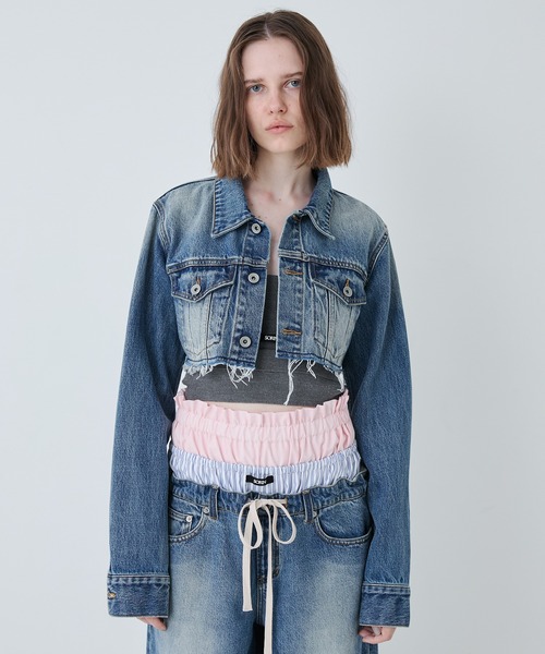 ジャケット・アウター SORIN Balloon Soiled Denim Jacket SORIN（ソリン） デニムジャケット gジャン Crafted Cropped Denim