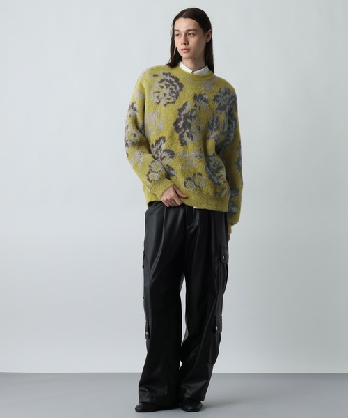 HARE（ハレ） セーター ニット シャギーニットガラプルオーバー(HARE