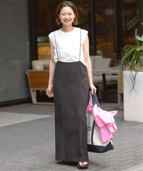 SLOBE IENA（スローブイエナ） サロペットスカート FREE ブラック