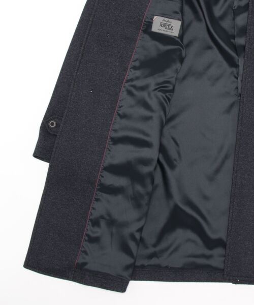 「Alexander Julian」 ステンカラーコート X-LARGE ネイビー メンズ_画像3