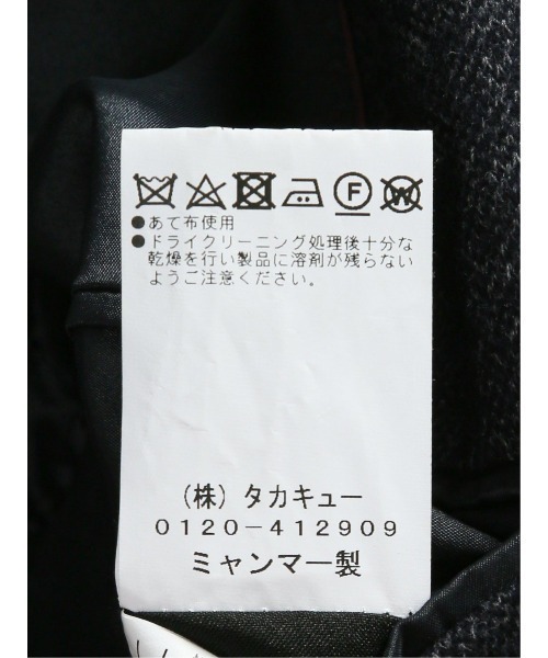 「Alexander Julian」 ステンカラーコート X-LARGE ネイビー メンズ_画像6