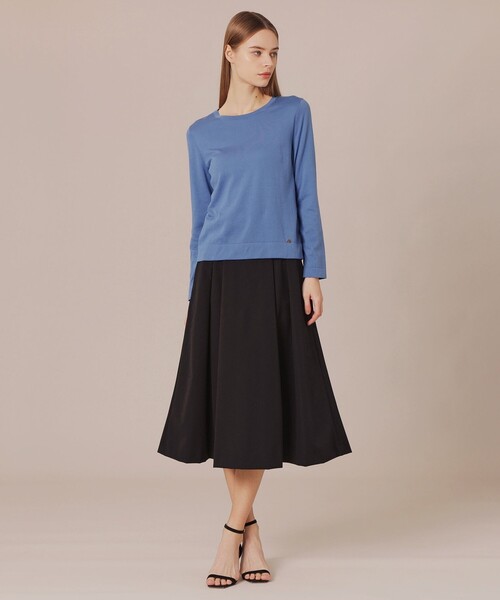 「MACKINTOSH LONDON」 長袖ニット 40 ネイビー レディース_画像4