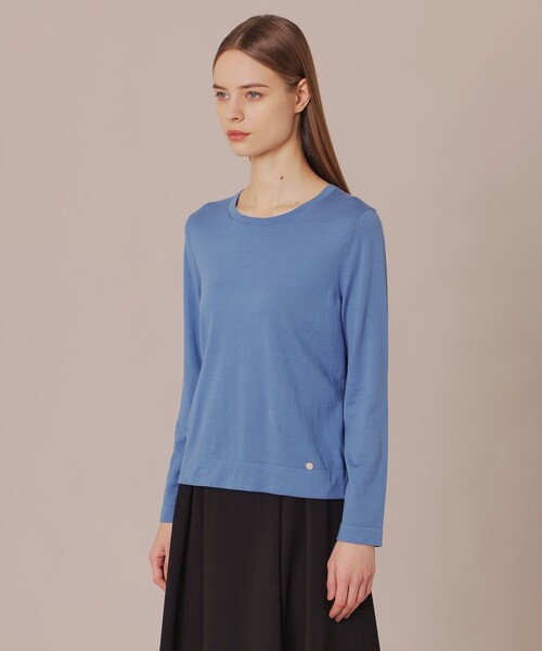 「MACKINTOSH LONDON」 長袖ニット 40 ネイビー レディース_画像7