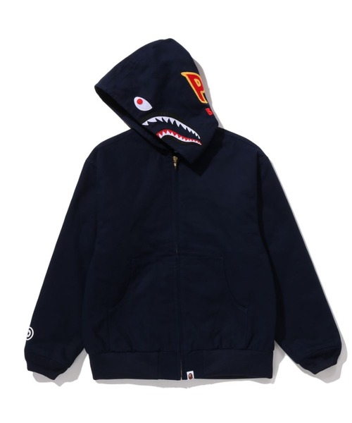 希少サイズ✨アベイシングエイプ XL シャーク刺繍 フード コーチジャケット BAPE LOGO COACH JACKET | bape.com