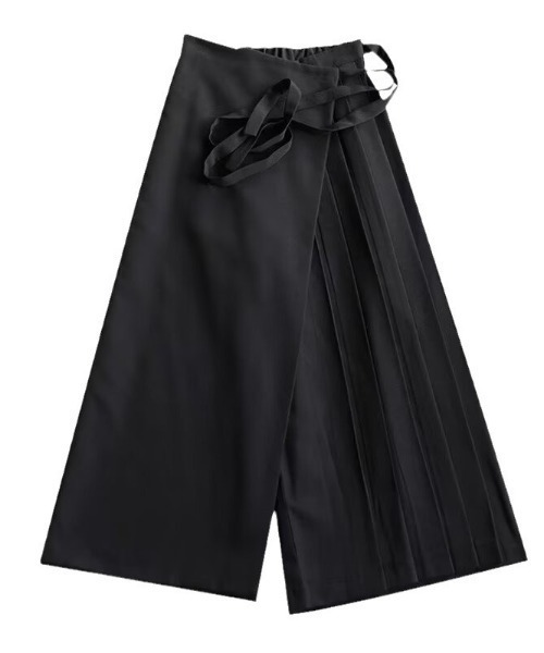 パンツ Eastern Reignラップ付プリーツワイドパンツ メンズ レディース