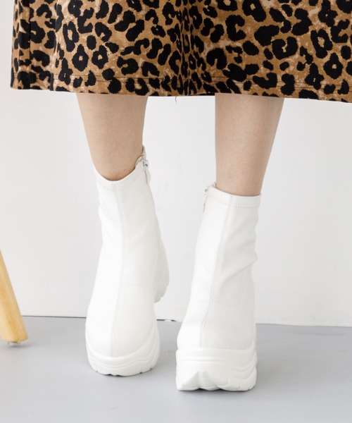 「attagirl」 ショートブーツ M ブラック系その他 レディース_画像8