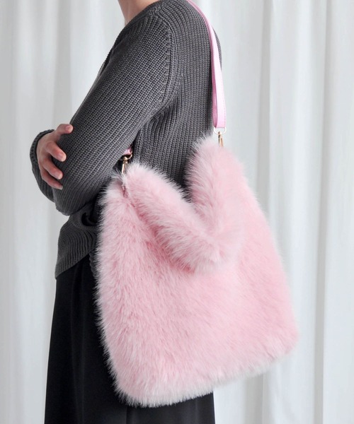 suppli mohh（サプリモー） ショルダーバッグ バッグ フェイクファー