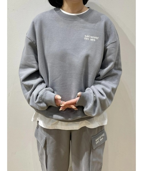 GAP（ギャップ） スウェットカットソー L グレー メンズ : ZOZOTOWN