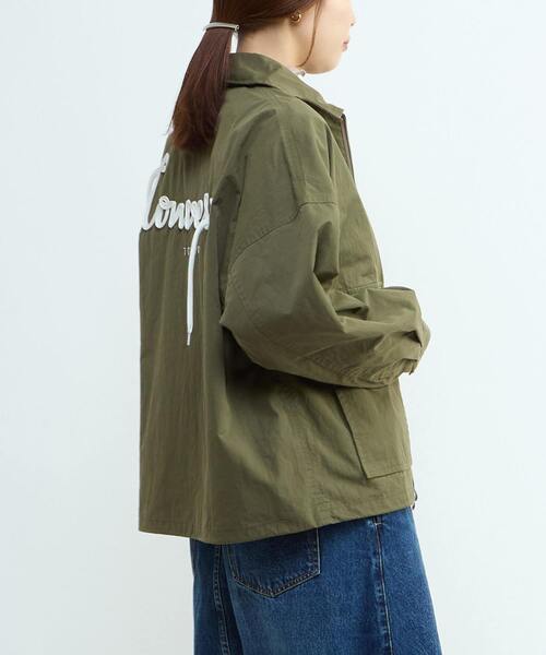 ★お値下げ 新品CONVERSE TOKYO ミリタリーコート CONVERSE TOKYO ミリタリージャケット モッズコート BACK SPINDLE LOGO