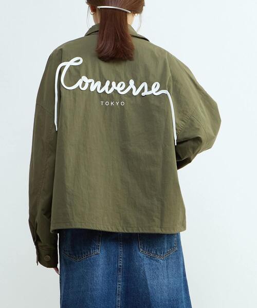 CONVERSE TOKYO ミリタリージャケット モッズコート BACK SPINDLE LOGO