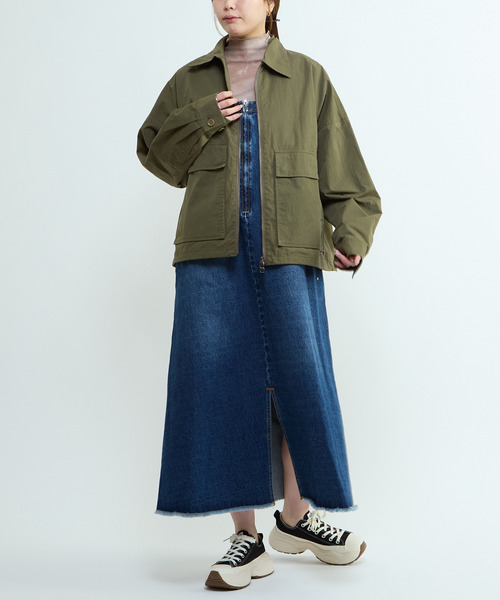 CONVERSE TOKYO モッズ￼コート CONVERSE TOKYO ミリタリージャケット モッズコート BACK SPINDLE LOGO