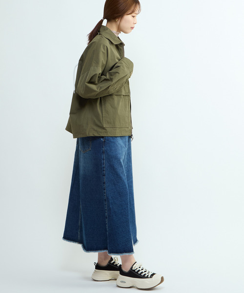 CONVERSE TOKYO ミリタリージャケット モッズコート BACK SPINDLE LOGO