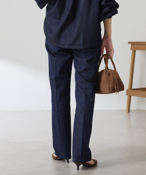 COLLAGE GALLARDAGALANTE Q.anos デニム インディゴ COLLAGE GALLARDAGALANTE（コラージュガリャルダガランテ）の「Q.anos