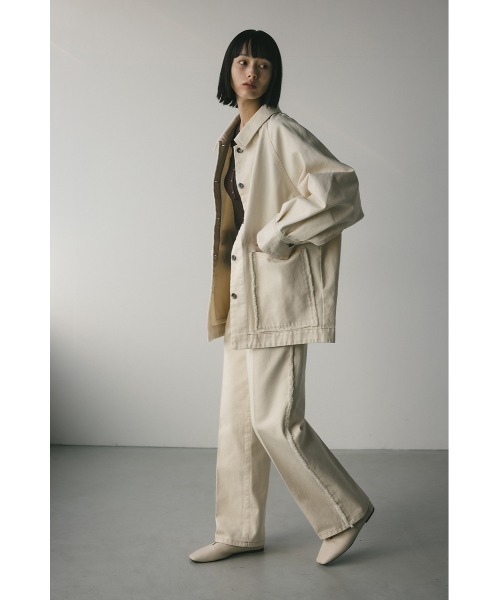 STYLEMIXER クリーム デニムジャケット STYLEMIXER（スタイルミキサー） デニムジャケット FREE ベージュ