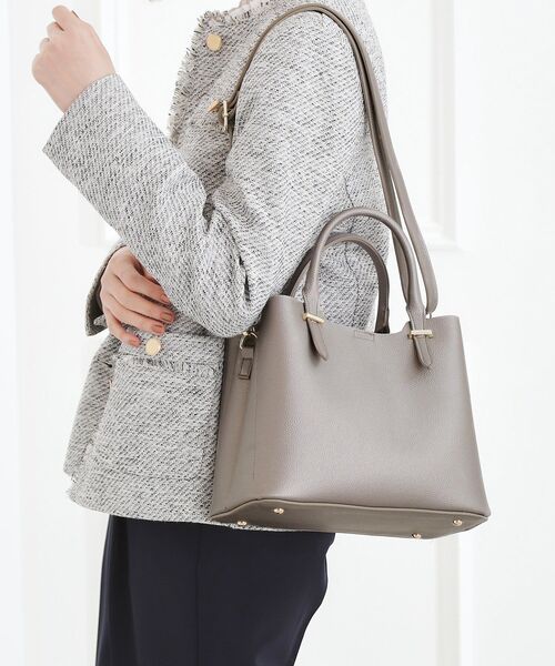 grove（グローブ） トートバッグ 「人間工学」あおりメタルバー2WAY