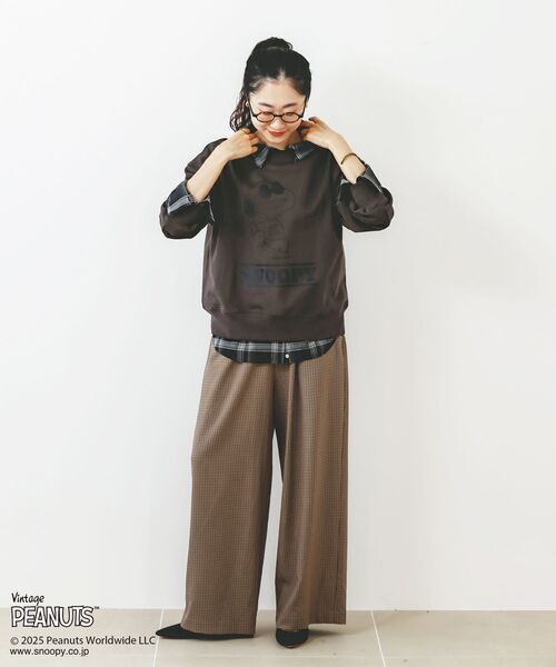 le.coeur blanc（ルクールブラン） トレーナー スウェット 「PEANUTS