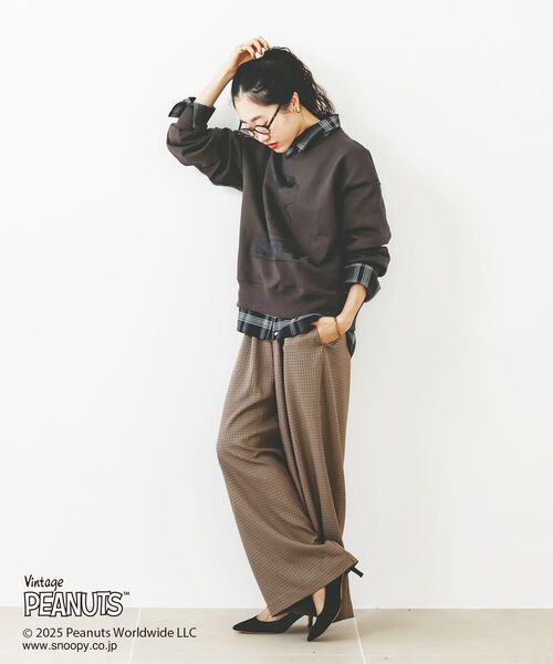 le.coeur blanc（ルクールブラン） トレーナー スウェット 「PEANUTS