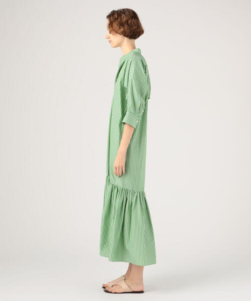 TOMORROWLAND（トゥモローランド） 7分袖ワンピース 36 ブラウン系