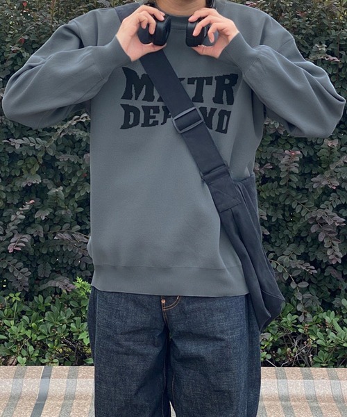 「kutir」 長袖ニット MEDIUM ブラック メンズ_画像2