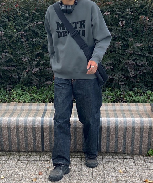 「kutir」 長袖ニット MEDIUM ブラック メンズ_画像4