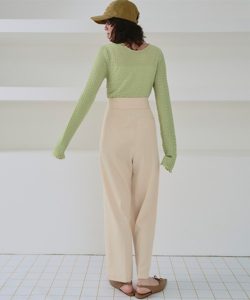 「titivate」 カーディガン M ライトブルー レディース_画像4