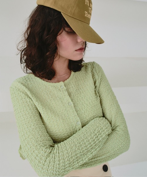 「titivate」 カーディガン M ライトブルー レディース_画像5