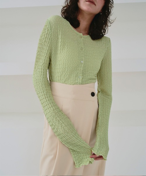 「titivate」 カーディガン M ライトブルー レディース_画像6