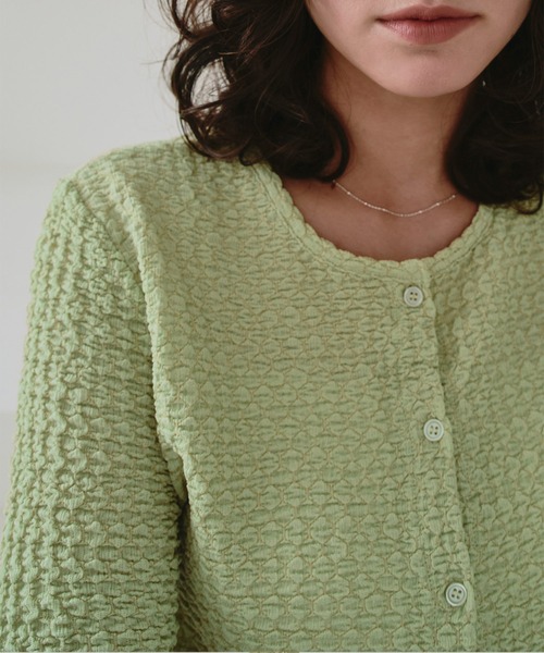 「titivate」 カーディガン M ライトブルー レディース_画像7