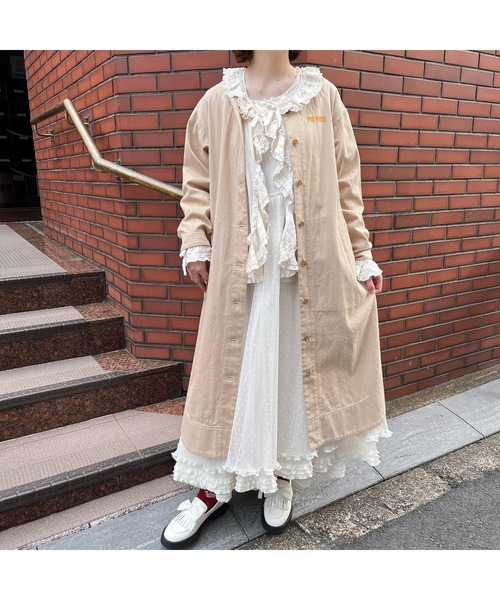 PINK HOUSE（ピンクハウス） 長袖ワンピース フリー レッド レディース