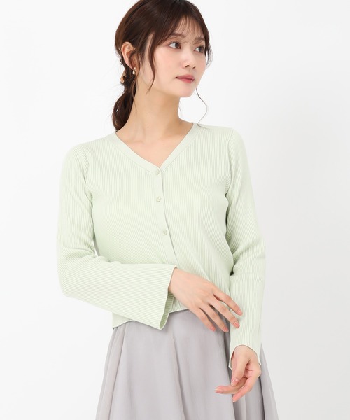 「MISCH MASCH」 カーディガン フリ- アイボリー レディース_画像2