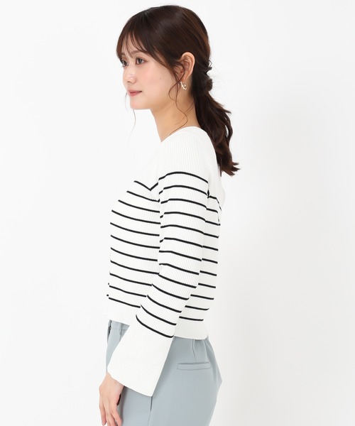 「MISCH MASCH」 カーディガン フリ- アイボリー レディース_画像4