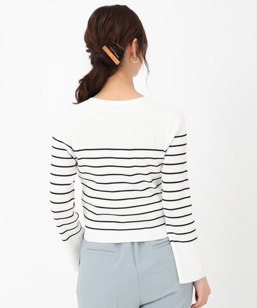 「MISCH MASCH」 カーディガン フリ- アイボリー レディース_画像5